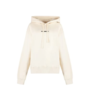 Jil Sander Cotton Hooded Sweatshirt Women