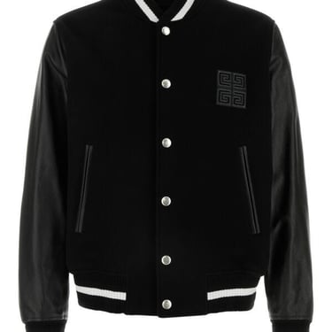 Givenchy Men Black Wool Blend Jacket