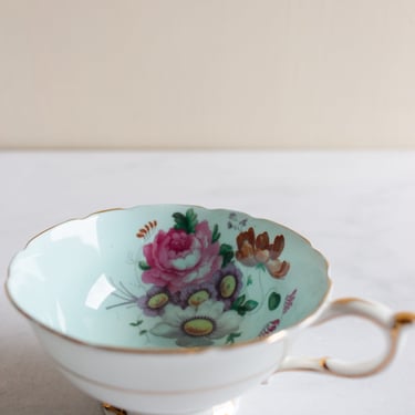 rare paragon double warrant floral teacup