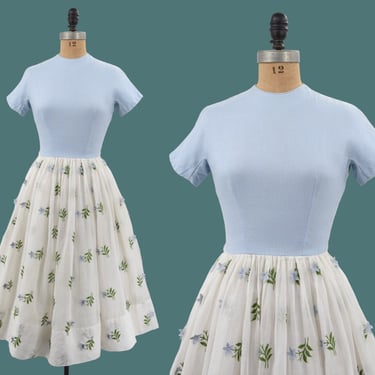 1956s Ms. Blue Sky dress 