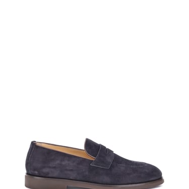 Brunello Cucinelli Brown/White Loafers With Precious Clamp
