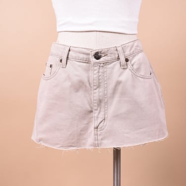 Tan Mini Mini Skirt By St Johns Bay, M