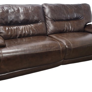 Dark Leather Recliner