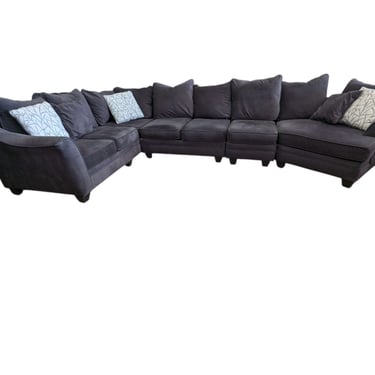 Gray 4pc Sectional w Cuddler