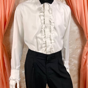 1970's Ruffled Tuxedo Shirt