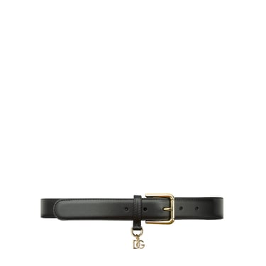 Dolce & Gabbana Leather Logo Belt Women