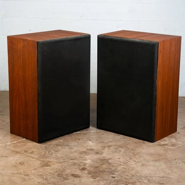 Mid Century Modern Speakers Klipsch Cornwall 1976 Vintage Teak Wood K33E K55V