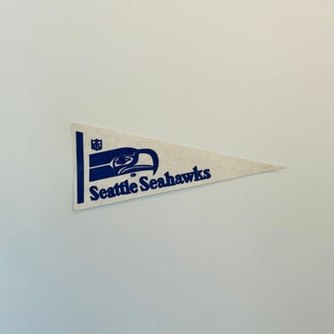 Vintage Seattle Seahawks Small 12 Inch NFL Pennant 