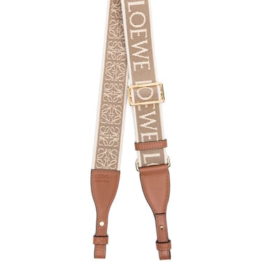 Loewe Women Anagram Leather Belt Strap