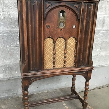 Hollowed Out Radio Side Table (Seattle)