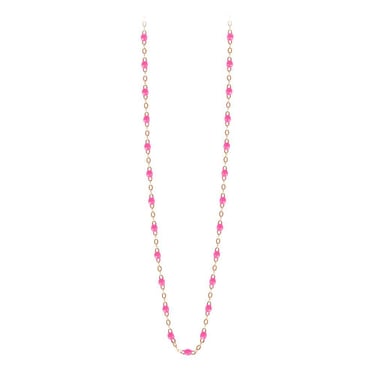 17.7&quot; Classic Gigi Necklace - Pink + Yellow Gold