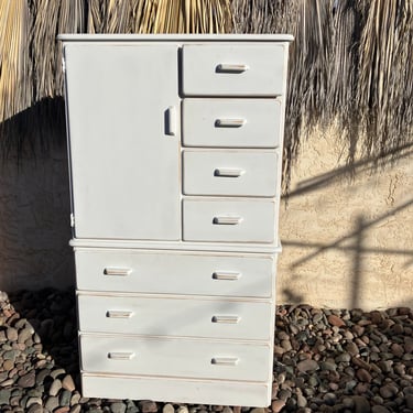 Refurbished Shabby Cheek White Wardrobe