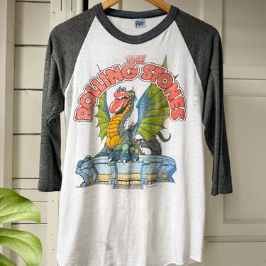 1981 Rolling Stones Raglan Tour T-Shirt | M