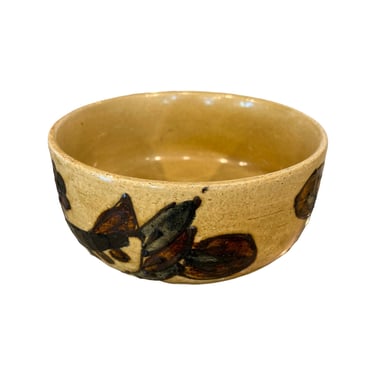 TMDP Vintage Brown Floral Bowl