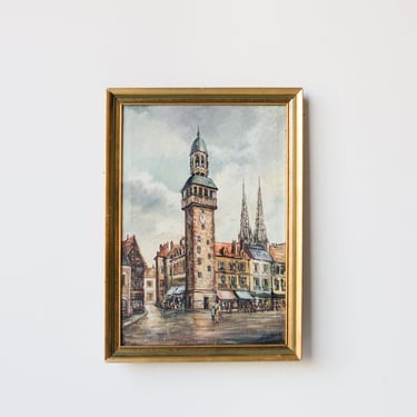 La Place du Marché Strasbourg Oil Painting