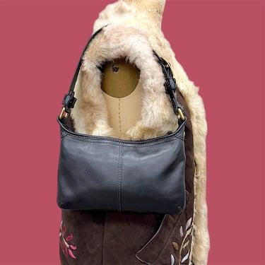 バッグ 00s archive leather fur hand bag Vintage Coach Bleecker Bag Retro 2000s Preppy + 11415 +
