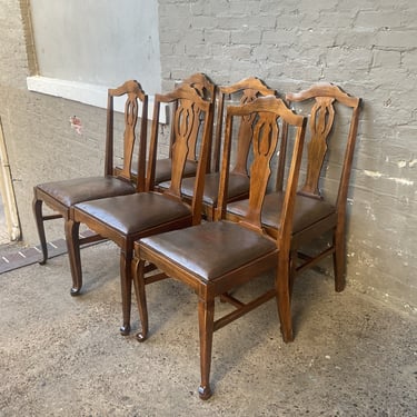 Set of 6 Antique Dining Chairs