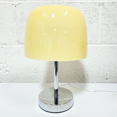 Glass Mushroom LED Lamp with Adjustable Light Settings