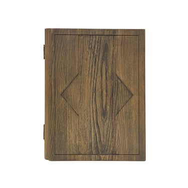 Handmade Solid Wood Book Shape Storage Box Book Jewelry ws2157E 