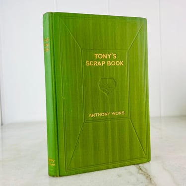 Vintage Book "Tony's Scrap Book", Anthony Wons Combined Radio Editions of 1927-1928-1929, Reilly & Lee Co. Chicago, rare, collectible, gift 