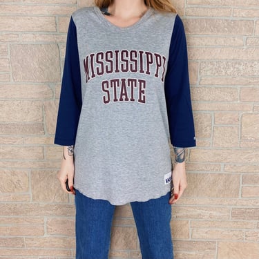 80's Mississippi State Baseball-Style Shirt 