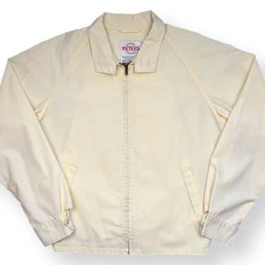 Vintage 50s/60s Peters All Weather Sportswear Lightweight Full Zip Water Repellent Jacket Size Medium 