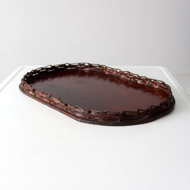 vintage decorative serving tray 