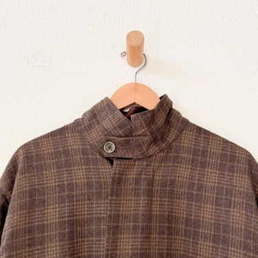 Bess Neilson Jacket - Brown Plaid on Garmentory