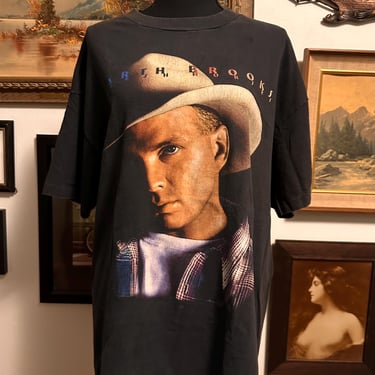 Vintage Garth Brooks 1996 Freshes Horses Tour Shirt 