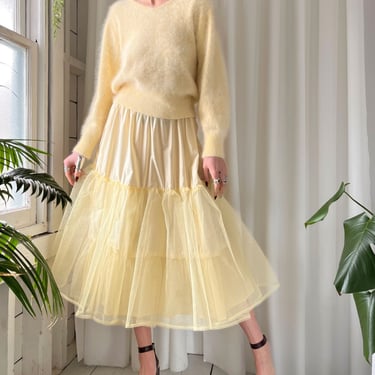 90s Laura Ashley Crinoline Skirt