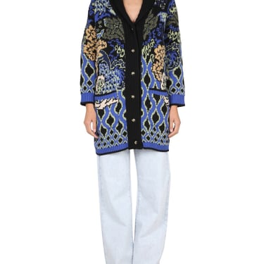 Etro Women Jacquard Knit Coat