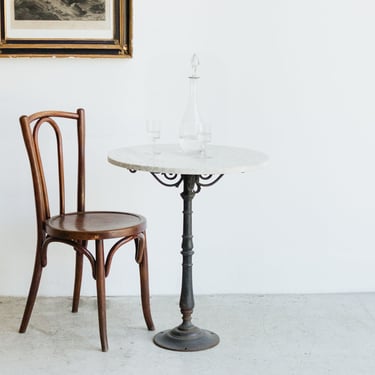 Round Marble Pedestal Table