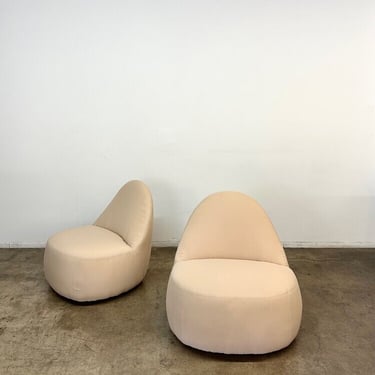Claudia & Harry Washington Mitt Lounge Chairs for Bernhardt 