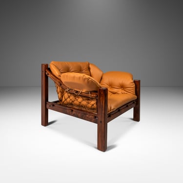 Mid-Century Modern 'Amazonas' Lounge Chair in Rosewood by Jean Gillon for Italma, Brazil, c. 1970s 