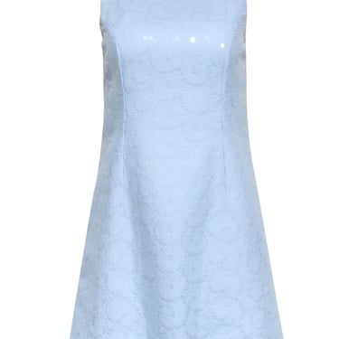 Gianni Versace - Blue Sequin Sleeveless Dress Sz 6