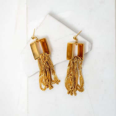 Drouot Gold Plated Brass Earrings