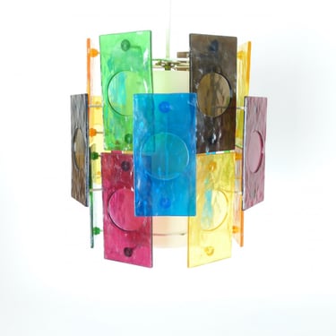 Multi-colored Acrylic Pendant
