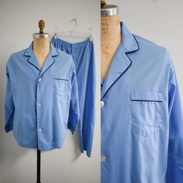 1980s Blue Pajamas 