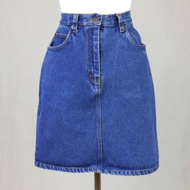 80s 90s Bill Blass Jean Skirt - 27