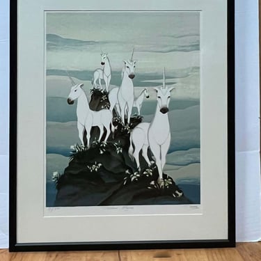 &quot;Unicorns Rhyme&quot; Lithograph by Gustavo Novoa