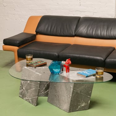 Marble Boomerang Coffee Table