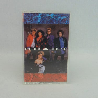 Heart (1985) - self-titled Cassette Tape - Vintage 1980s rock, pop - These Dreams, Never, What About Love, Nothin' At All 