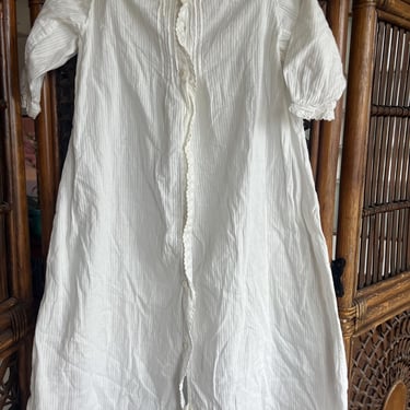 Vintage Cotton Baby Long Gown 