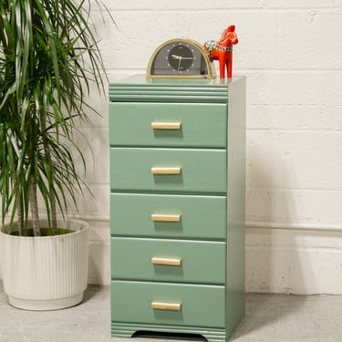 Art Deco Aqua Slim Chest