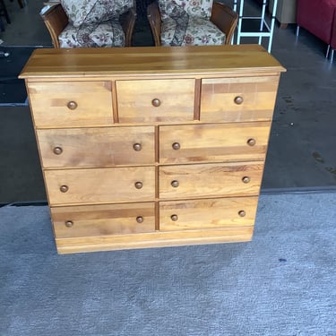 Solid Wood 9 Drawer Dresser