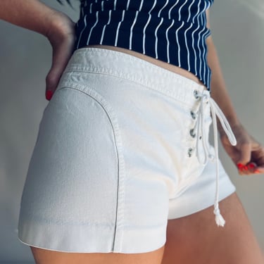 Vintage Y2K Lace Up Hot Shorts 