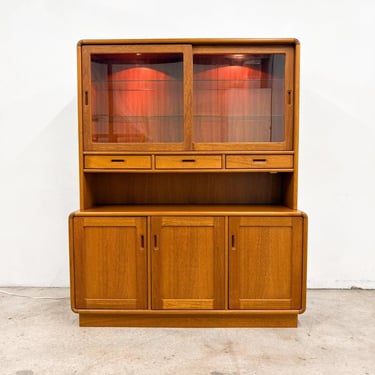 Danish Modern Display Hutch, Sun Cabinet *MESSAGE US for shipping quote* 