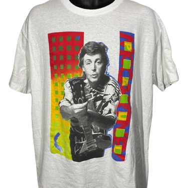 1989 Paul McCartney Tour Shirt Size L/XL
