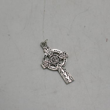 vintage Celtic Cross Sterling Silver 92 