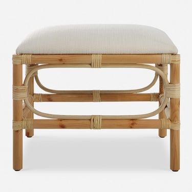 Laguna Small Bench, White